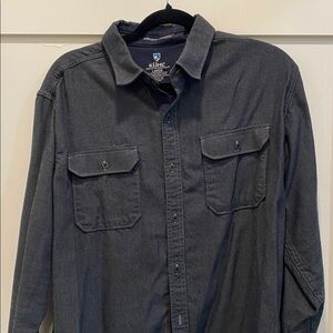 Kuhl charcoal Long Sleeve Button-Up Shirt